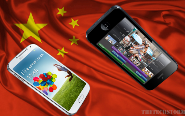 Samsung-and-Apple-in-China