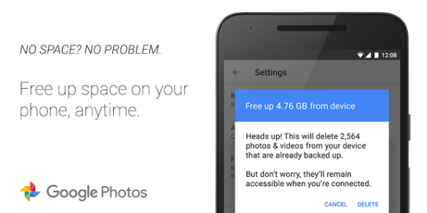 photos tweet - free up space