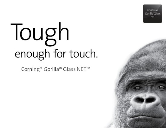 Corning เปิดตัว Gorilla Glass NBT สำหรับโน้ตบุ๊กหน้าจอสัมผัส