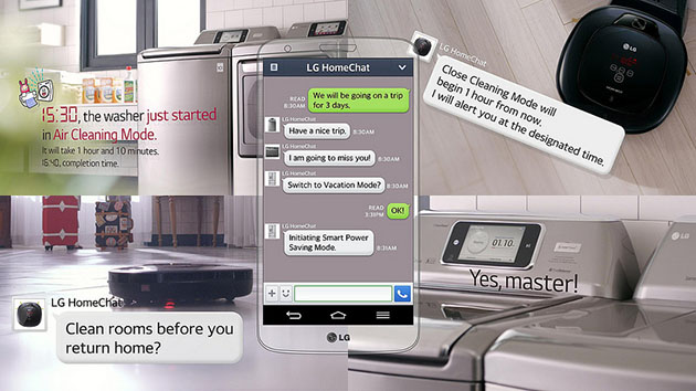 LG Homechat ให้คุณพิมพ์ Line คุยกับเครื่องใช้ไฟฟ้าภายในบ้าน