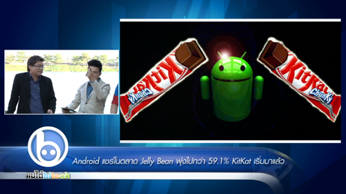 ส่วนแบ่ง Android ในตลาด Jelly Bean พุ่งไปกว่า 59.1%