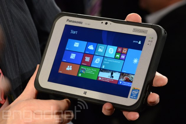 Toughpad FZ-M1 แท็บเล็ตพันธุ์อึดจาก Panasonic #CES2014