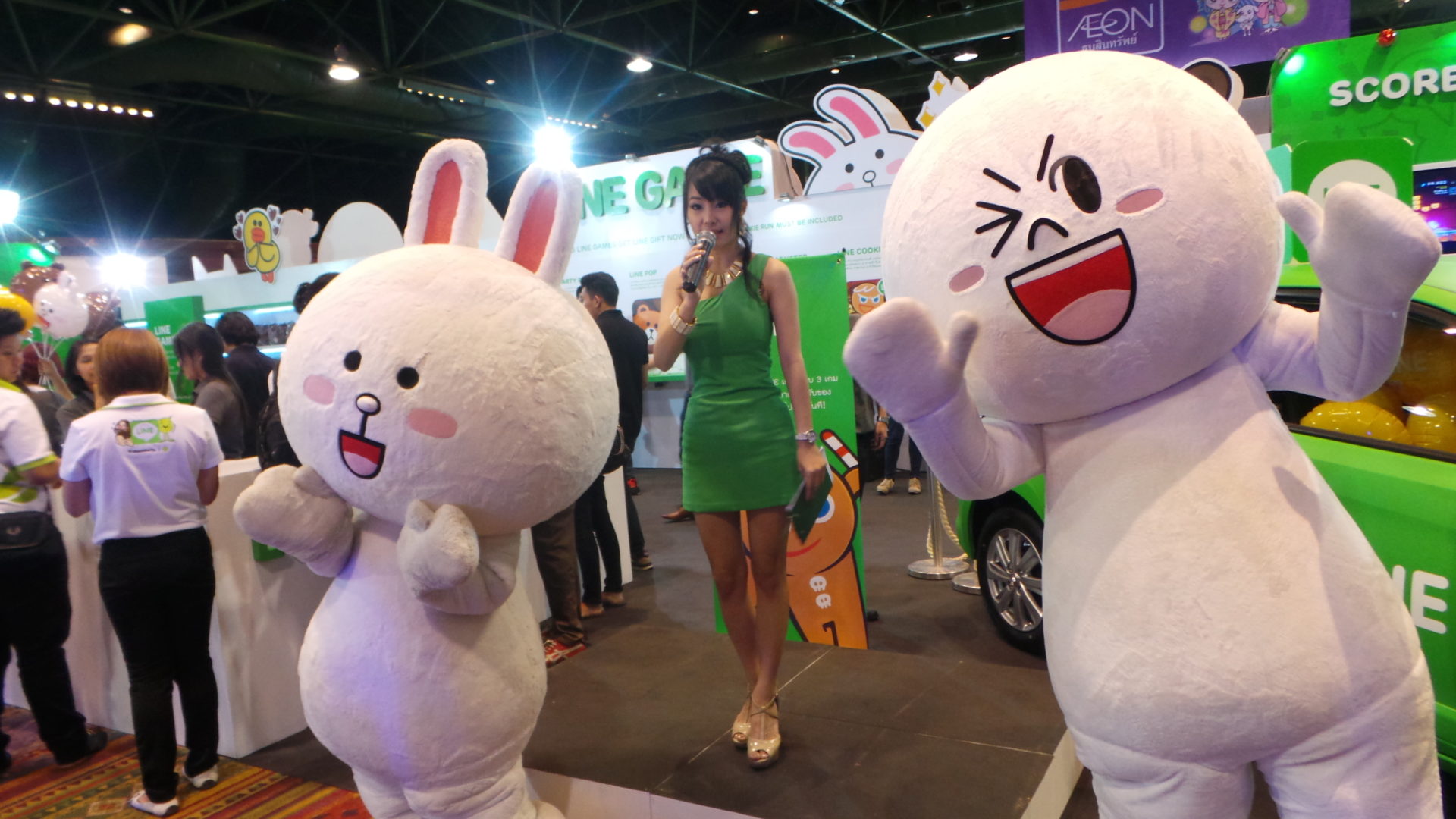 #TME2014 Line ยกขบวนเกมสนุกๆ และ Line Friend คึกครื้นตลอดทั้งงาน