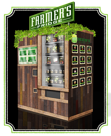 Farmers Fidge เครื่องขายผักผลไม้และสลัดสดอัตโนมัติ