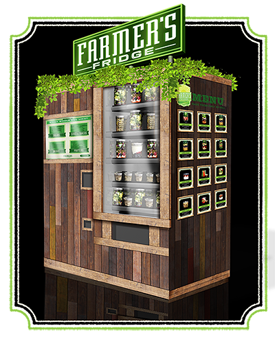 Farmers Fidge เครื่องขายผักผลไม้และสลัดสดอัตโนมัติ