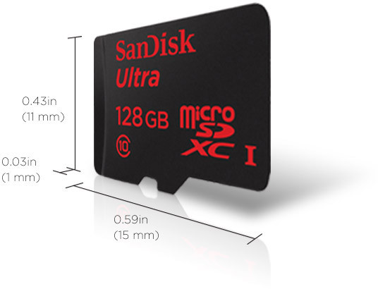 อย่างเยอะ! MicroSD จุ 128 GB มาแล้ว!