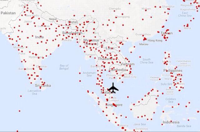 ส่วนนี่คือภาพรันเวย์ที่MH370สามารถไปจอดได้ค่ะ