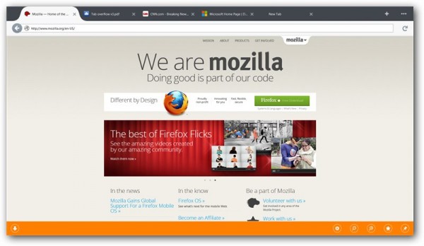 Mozilla ล้มเลิก Firefox แบบ Metro ซะแล้ว !!