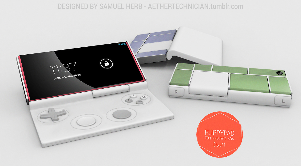 ไอเดียเก๋ ออกแบบจอยเกมให้มือถือ Project Ara กลายเป็นเครื่องเกมพกพา