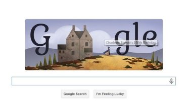 Google Doodle ร่วมฉลอง Charlotte Brontë 