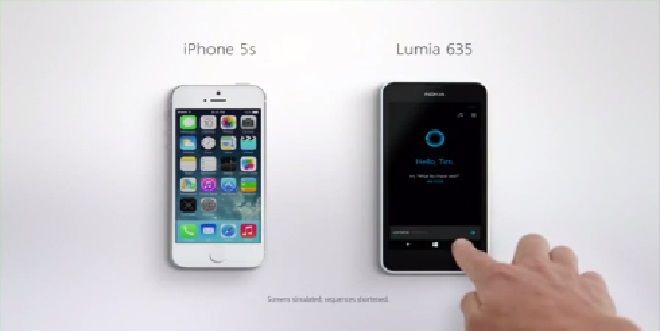 โฆษณา Nokia Lumia 635 Microsoft แอบข่ม Apple นิดๆว่า Cortana นั้นดูฉลาดกว่า Siri