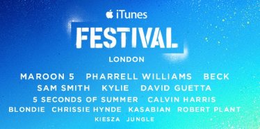 Apple จะจัดมหกรรมคอนเสิร์ต iTunes Festival 2014 ที่ลอนดอน นำโดย วง Maroon 5 และ Pharrell Williams