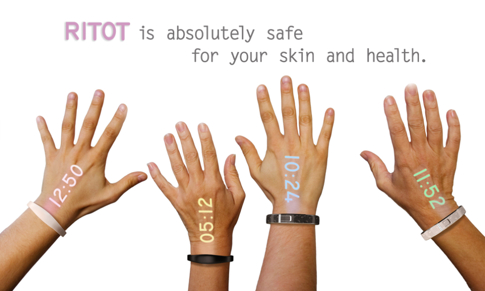 Ritot นาฬิกาโปรเจคเตอร์ฉายแสงบอกเวลาที่มือคุณ - BT beartai