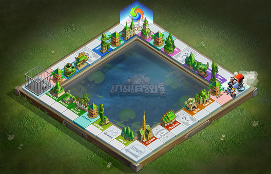 เกมเศรษฐีฉลอง 10 ล้านดาวน์โหลดหลังปล่อยแผนที่ประเทศไทย