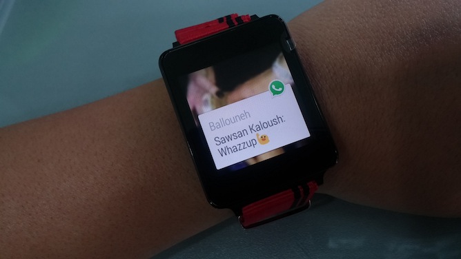 WhatsApp บน Android Wear กำลังจะมีฟังก์ชั่นการตอบข้อความด้วยเสียง