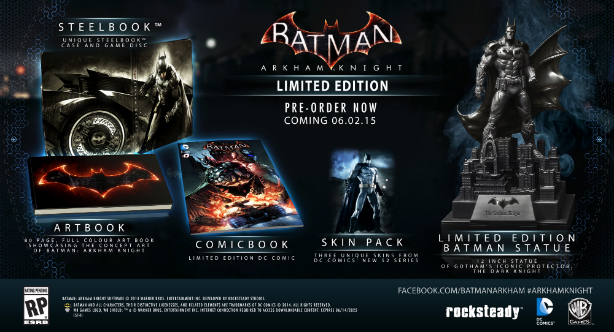 Batman: Arkham Knight ประกาศวางขาย 2 มิ.ย. 2015 พร้อมชุด Special Edition สุดสวย