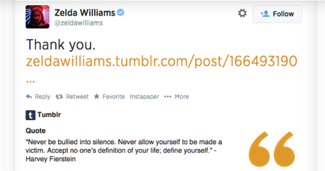 เริ่มทำใจได้ … ลูกสาวของ Robin Williams กลับมาใช้งาน Twitter อีกครั้งหลังจากเจอพิษนักเลงคีบอร์ด