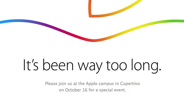 Apple ร่อนบัตรเชิญงาน event วันที่ 16 ตุลาคมนี้ คาดว่าจะเปิดตัว iPad & iMac ตัวใหม่ และ OS X Yosemite ตัว public version