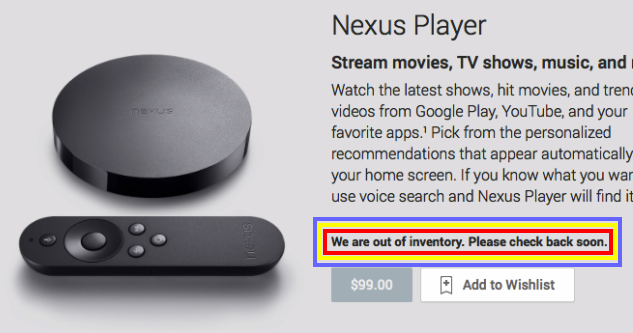 ถึงกับหน้าทิ่ม!?!? การเปิดรับจอง Nexus Player ถูกสั่งเบรคเพราะยังไม่ผ่านการรับรองของ FCC