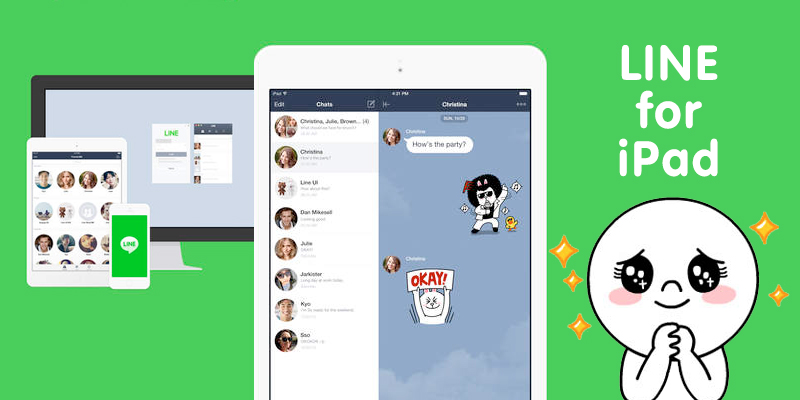 Line for iPad มาแล้ว! ใช้บัญชีเดียวกันกับสมาร์ทโฟนและ PC ได้เลย