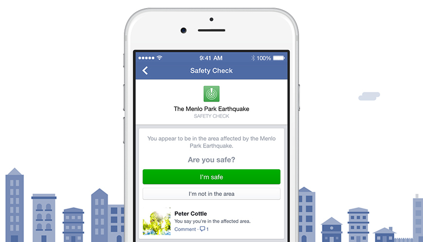 เพราะ Facebook ห่วงใยจึงเปิดตัวความสามารถใหม่ “Safety Check”