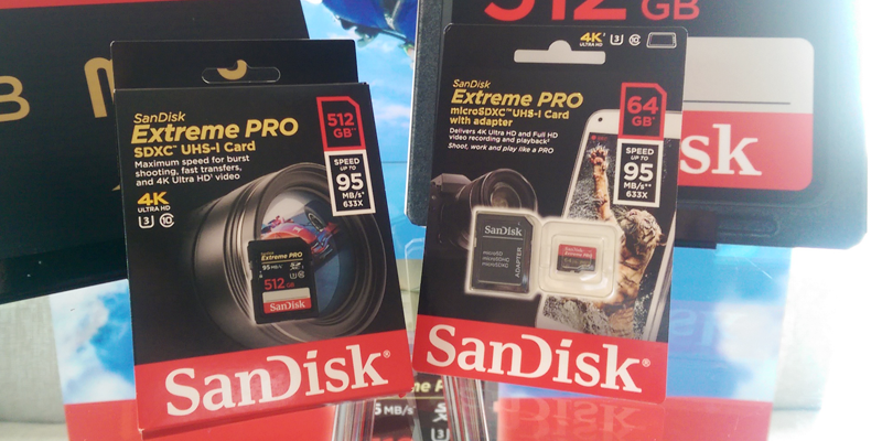 SanDisk เปิดตัว SD card 512GB ความจุมากที่สุดในโลก รองรับการบันทึกวิดีโอระดับ 4K