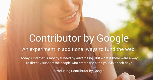 “Contributor by Google” บริการที่รับเงินบริจาคเพื่อแลกกับการเอาโฆษณาออกจากเว็บโดย Google