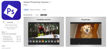 แบไต๋ดีล! Photoshop Express แจกฟิลเตอร์ฟรีมูลค่าเกือบ $10