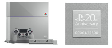 เครื่อง PS4 รุ่นฉลอง 20 ปี เครื่องหมายเลข 00001 เปิดประมูลการกุศลผ่านเว็บ Yahoo