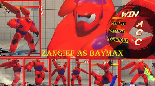 ตะลึง หุ่นอ้วนกลม เบย์แมกซ์ จาก Big Hero 6 โผล่ในเกม Street Fighter 4