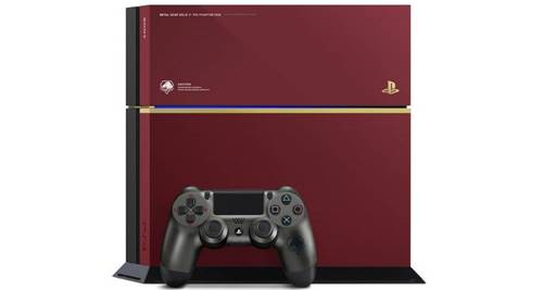 เปิดตัวเครื่อง PS4 สีแดงลาย เมตัล เกีย 5 พร้อมเปิดตัวภาคออนไลน์