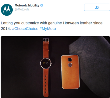 จิกกัดเบาๆ…Motorola รับน้อง LG G4 โวเคยทำมือถือวัสดุหนังแท้มาก่อนแล้ว