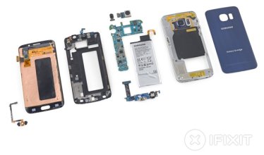 iFix เผยผลทดสอบชี้ Galaxy S6 edge ถอดซ่อมยาก ได้คะแนนเพียง 3/10