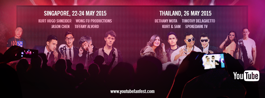 YouTube FanFest  2015 กับ HP ในสิงคโปร์ สนุกสุดเหวี่ยงไปกับเหล่าซุปตาร์คนดังมากมาย!!