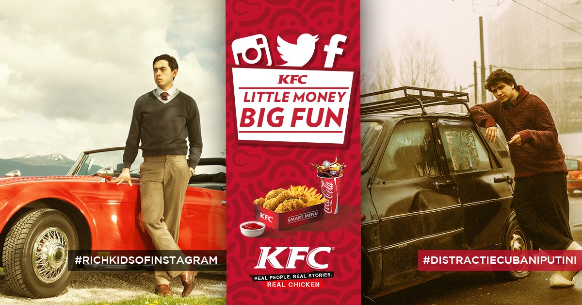 KFC สุดครีเอท..ชวน Selfie แอคท่าเลียนแบบลูกเศรษฐี โปรโมทเมนูสุดคุ้มราคาเบาๆ!!