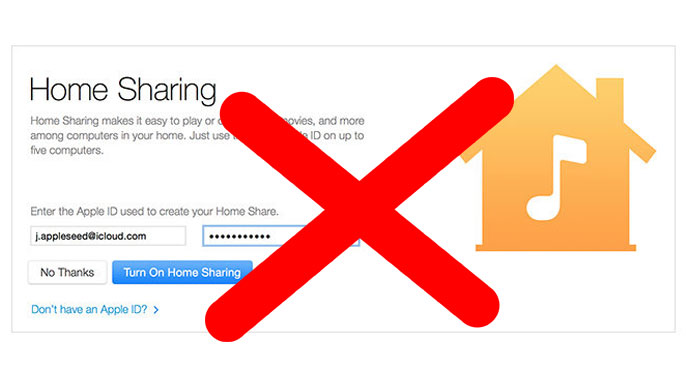 Apple ถอดฟีเจอร์ Home Sharing ที่รองรับ Apple Music ออกจาก iOS 8.4 แล้ว