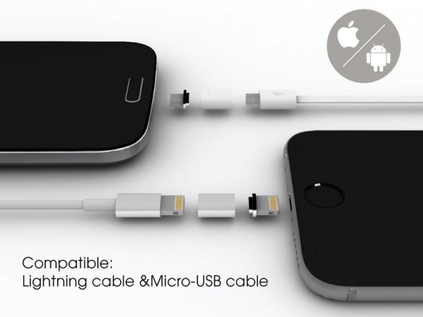 Znaps - Reversible Magnetic Adapter for Charging Cable (2)