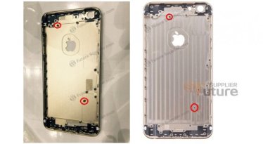 หลุดภาพด้านหลังตัวเครื่อง iPhone 6s Plus สีทองก่อนเปิดตัวกันยานี้