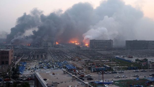 #‎PrayforTianjin‬ เหตุการณ์ที่ไม่มีใครอยากให้เกิดขึ้นที่เทียนจิน ประเทศจีน