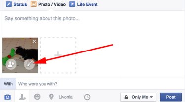 Facebook บน web สามารถแต่งรูปก่อนอัพโหลดได้เหมือนกับแอพฯ Facebook mobile แล้ว