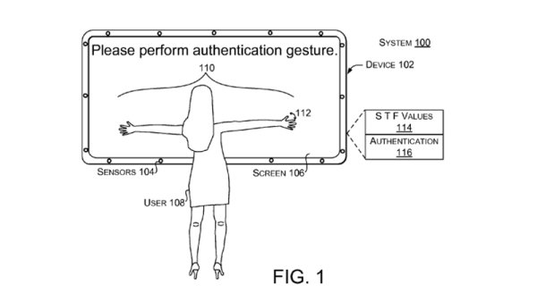 Microsoft - 3D Gesture Unlocking Patent (1)