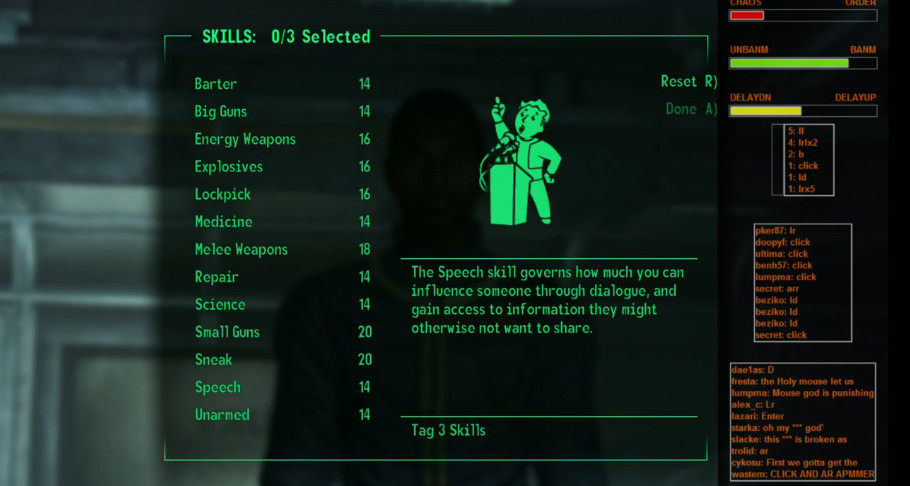 Twitch เล่นเกมผ่าน Chat คราวนี้จัดเกมเทพ Fallout 3 จะรอดหรือไม่ ไปชมกัน !!