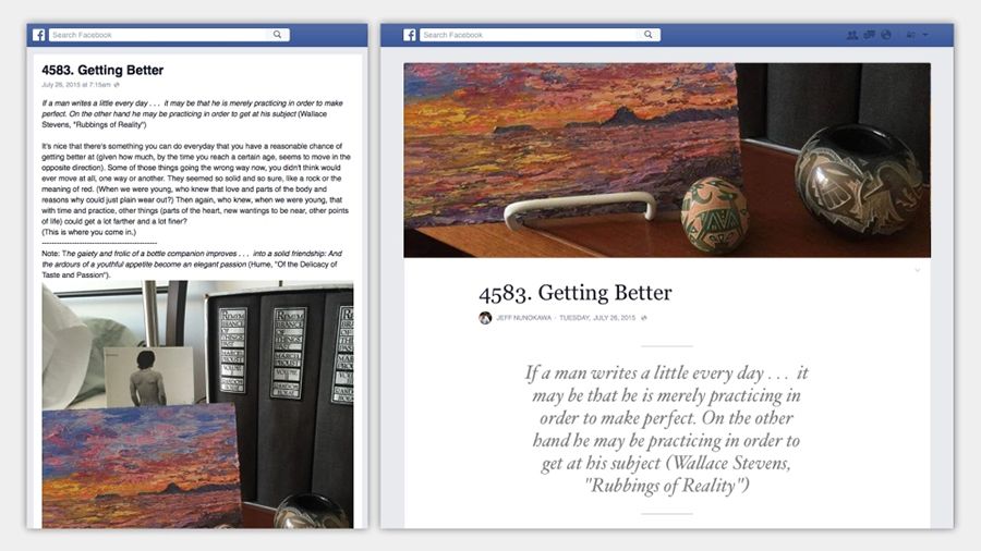 Facebook ปรับปรุงหน้าตาฟีเจอร์ Notes ให้เหมือนเว็บบล็อกส่วนตัวมากขึ้น