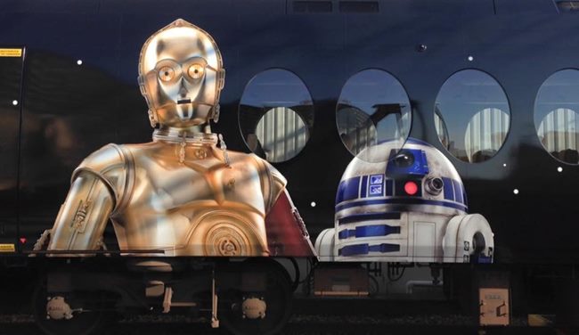 มาดูรถไฟความเร็วสูง ขบวนพิเศษจากหนัง Star Wars: The Force Awakens