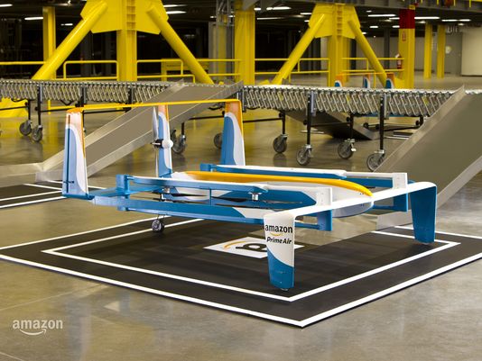 Amazon เปิดตัวโดรนส่งของ Prime Air รุ่นต้นแบบ