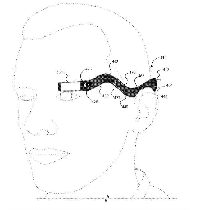 สิทธิบัตรใหม่เผย Google Glass อาจคืนชีพอีกครั้งพร้อมดีไซน์ใหม่แว่นขาเดียวบิดงอได้