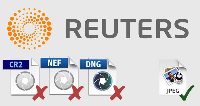 สำนักข่าว Reuters ขอ.. ขอให้ช่างภาพเลิกใช้ไฟล์ RAW