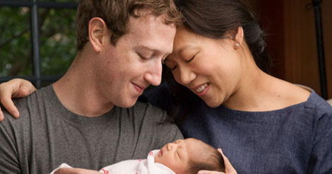 Mark Zuckerberg ได้ลูกสาวแล้ว พร้อมบริจาคหุ้น 99% ให้หน่วยงานการกุศล