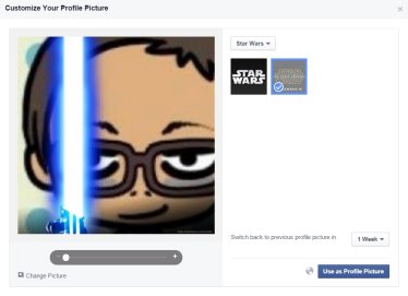 Star Wars บุกเฟซบุค เลือกข้างกันผ่านรูปโปรไฟล์ได้เลย