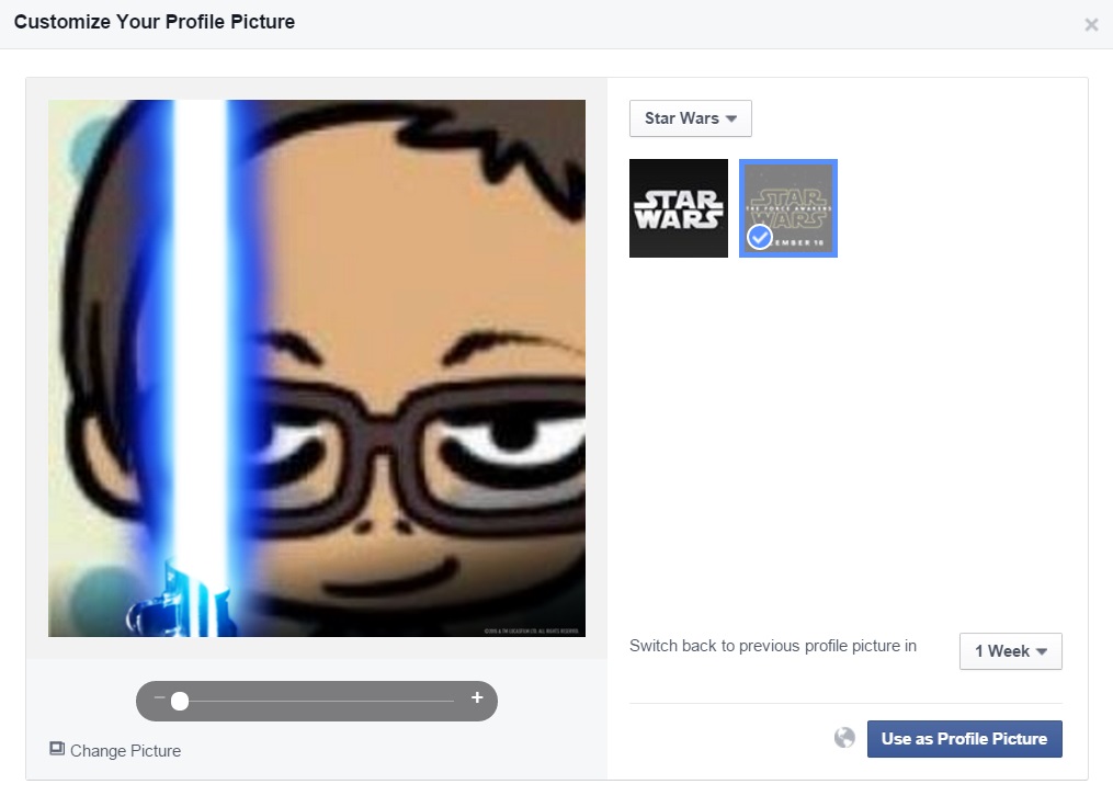 Star Wars บุกเฟซบุค เลือกข้างกันผ่านรูปโปรไฟล์ได้เลย